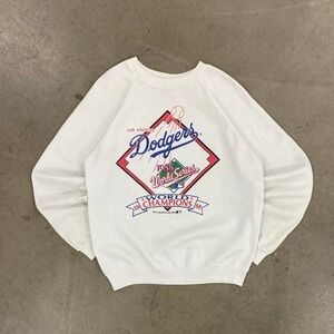 Vintage Los Angeles Dodgers MLB 1988 World Series Champions Crewneck 80s‎ Size L